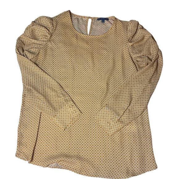 Adrianna Papell Women’s long puffed sleeves size Large - Picture 3 of 6